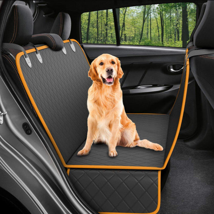 Dog Car Seat Cover in use