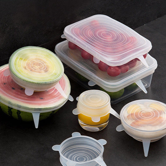 Silicone Stretch Lids set 6 Sizes