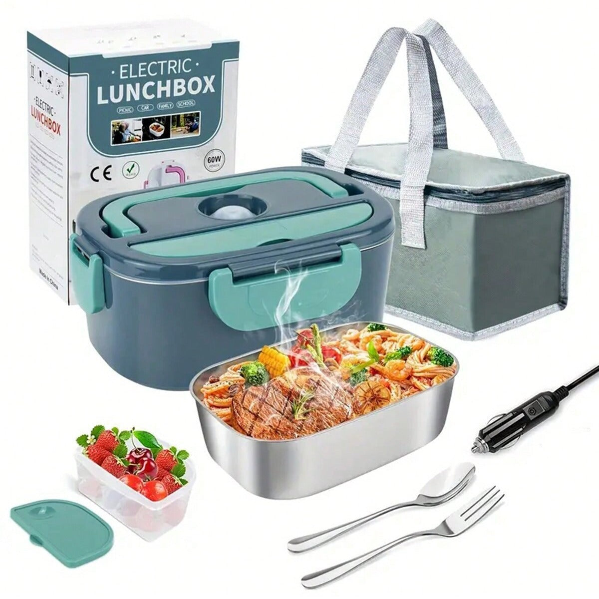 Electric Lunch Box with Packaging