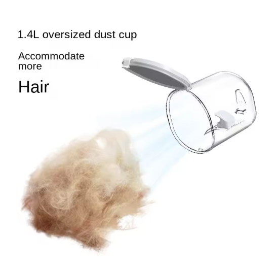 All-in-one Pet Grooming Vacuum with 1.4 L Dust Cup