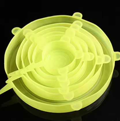 Silicone Stretch Lids Yellow