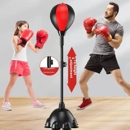 Standing Punching Ball in use